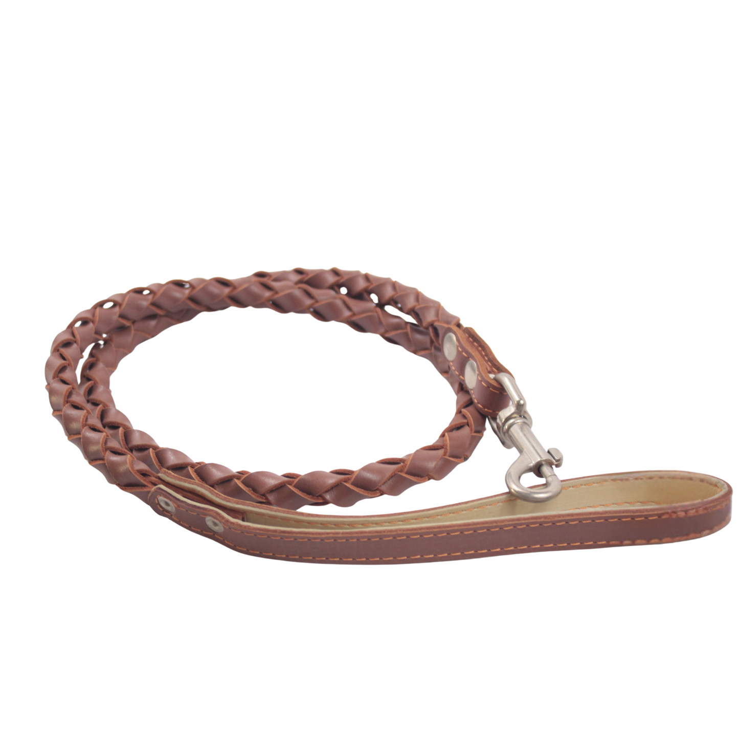 Rounded Leather Leash