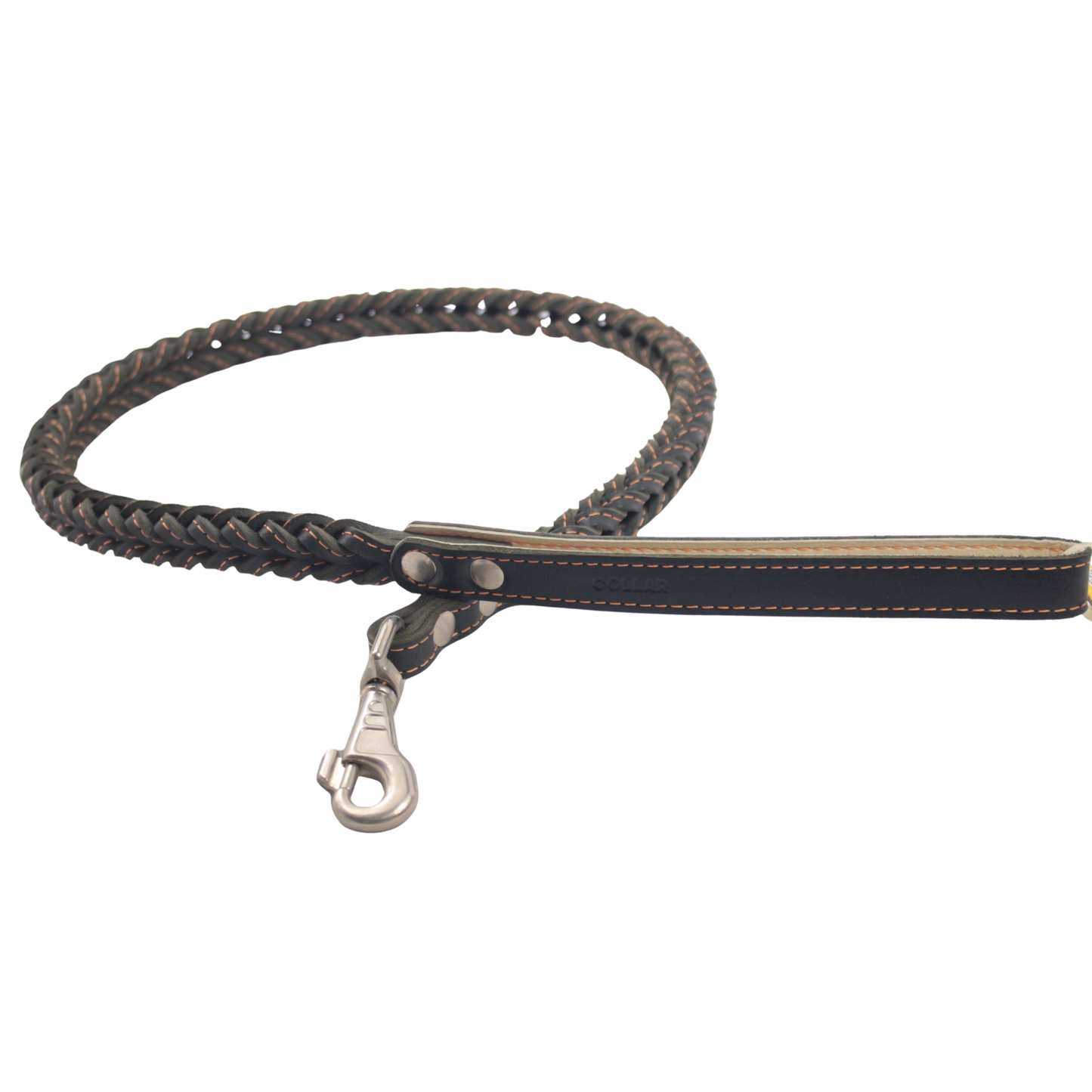 Triple Braided Leather Leash
