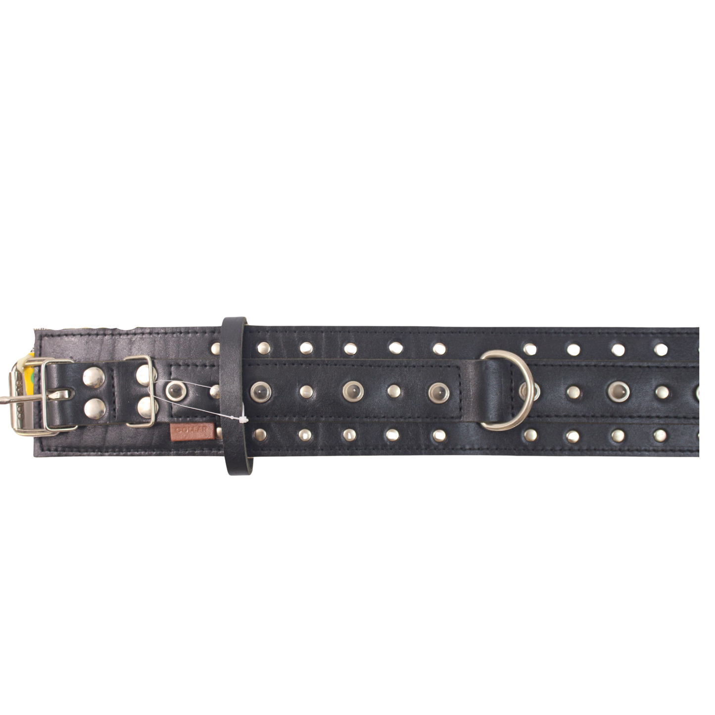 2-ply spiked leather collar "CoLLaR" Rocky