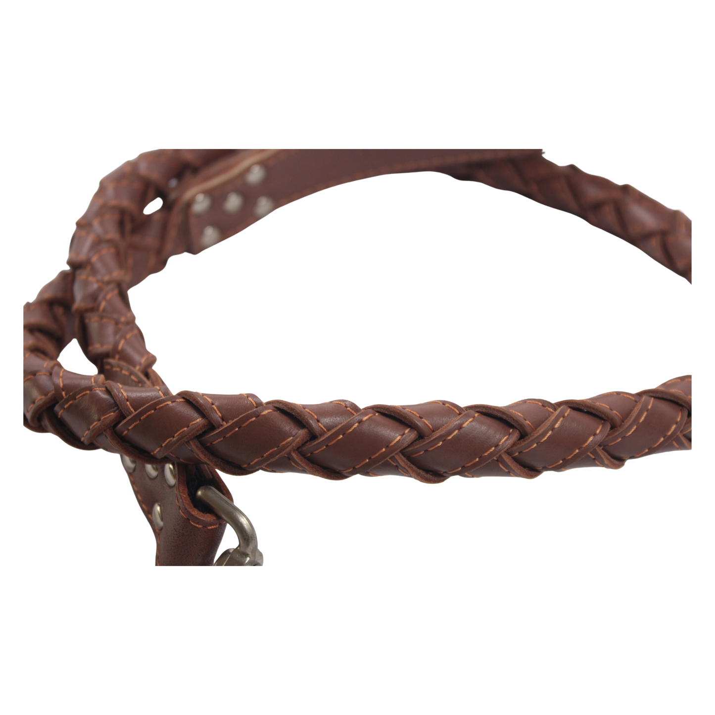 Rounded Leather Leash