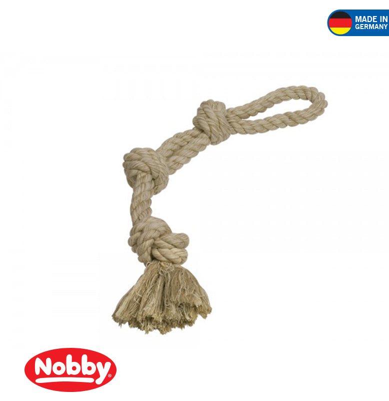 rope double Sisal-Cotton-Mix 2knots