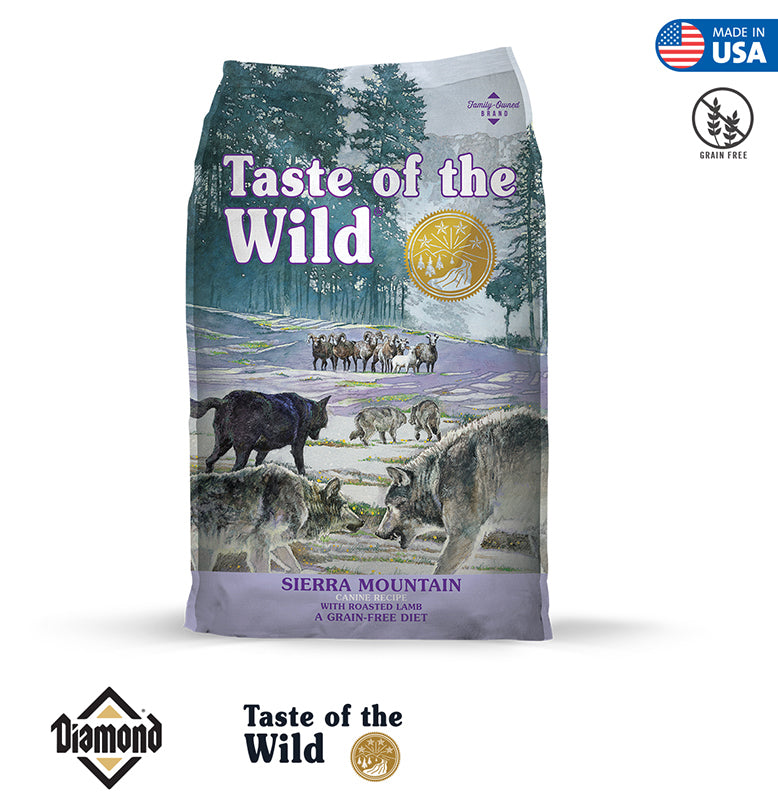 Taste Of The Wild Sierra Mountain Canine Formula With Roasted Lamb