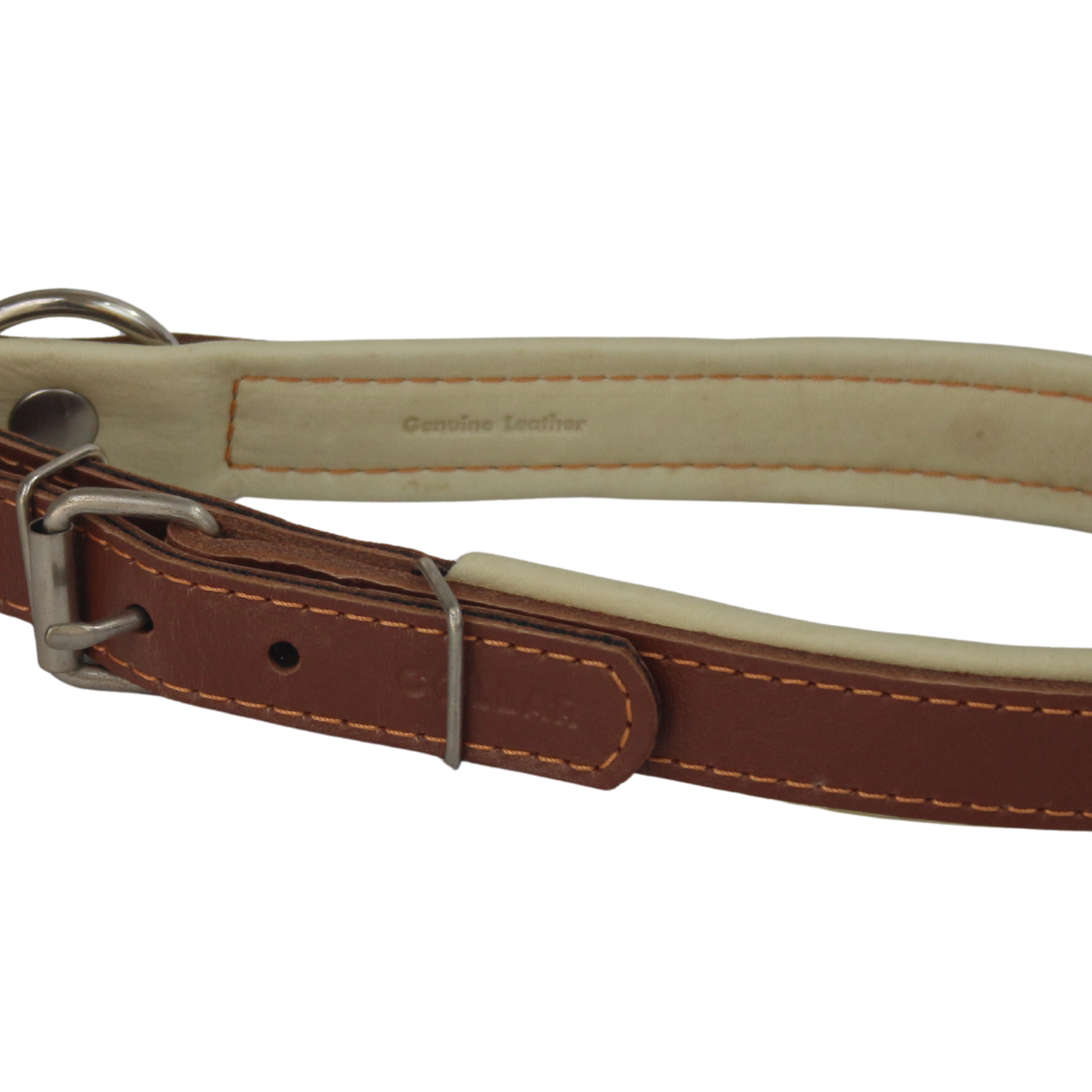 2-PLY LEATHER CHOKE COLLAR WITH LOCK